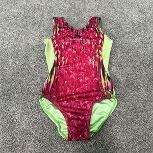 GK Elite Nastia Collection Watermelon Theme Leotard Sz CL